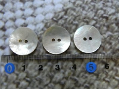 画像3: 真珠の母貝 パールシェル アコヤ貝  貝ボタン 18mm 100個