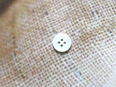 画像3: 淡水真珠貝 貝ボタン 4穴 定番の17型★ 真っ白 ★10mm 50個セット