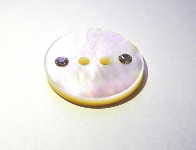画像2: 最高級白蝶貝ボタン　スワロスキー付き　完全オリジナル　