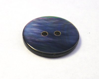 画像2: 黒蝶貝  貝ボタン  まっ平ら型  SH1120　2穴