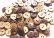 画像1: 木　ココナッツのボタン　11.5mm 大量100個セット (1)