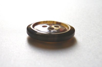 画像3: 最高級本水牛ボタン  オリジナル型　貴重な茶色　ツヤ有り　No.1024-MB