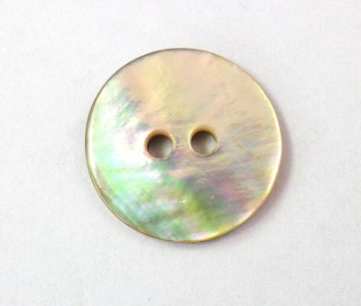 画像1: 和のオリジナル色に染色したパールシェル貝ボタン　亜麻色（あまいろ）