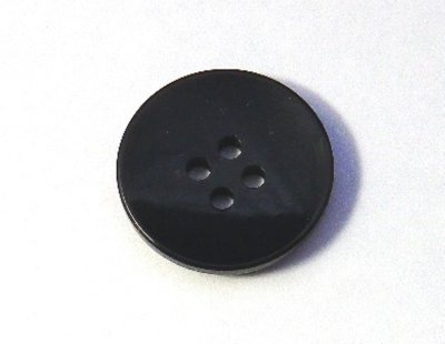 画像3: 本水牛ボタン　スーツ(1)着分　ツヤの漆黒　　皿の形状　No.1011