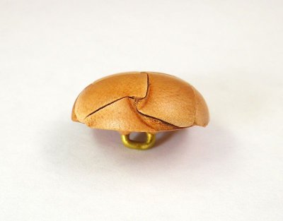 画像5: 本皮革ボタン マットなツヤ消し　高級な金属足　ヌメ色　ジャケット1着分　100ＭK-0