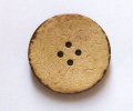 木　ヤシ、ココナッツのボタン CO-104　4穴