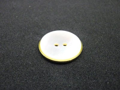 画像2: 最高級白蝶貝ボタン　真鍮Gリング組み合わせ　完全オリジナル　