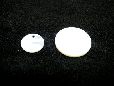 画像5: 貝パーツ　丸型　白蝶貝 SH-2125