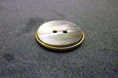 画像3: 最高級黒蝶貝ボタン　真鍮Gリング組み合わせ　完全オリジナル　