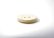 画像3: 珍しい白いヤシボタン　 CO-284　お皿型　2穴　木　ヤシ、ココナッツのボタン