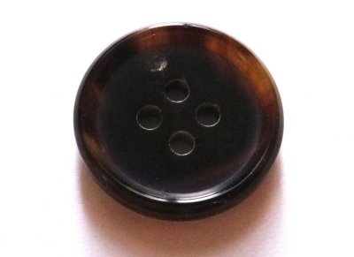 画像4: 本水牛ボタン　スーツ(1)着分 貴重な濃い茶色  No.580-DMB