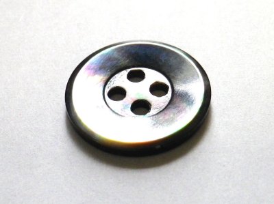 画像2: 黒蝶貝ボタン　SH-118 　最高品質　シャツ,スーツに最適な貝ボタン