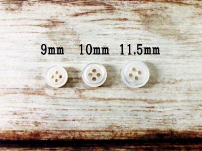 画像5: 白蝶貝 貝ボタン 3mm厚　最高級 ボタンダウンシャツ1着分 セット販売 SH-117-3mm