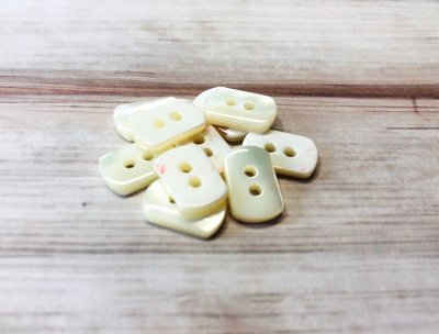 画像4: 長方形の高瀬貝 貝ボタン　かまぼこ型　2H  2220