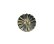 画像3: 500円　送料無料　黒蝶貝ボタン　菊の模様にカットした貝ボタン　SH-2224