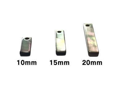 画像6: 黒蝶貝　スティック型　アクセサリーパーツ　1穴　10mm,15mm,20mm