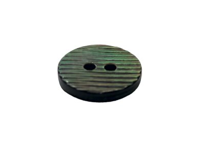 画像2: 黒蝶貝  貝ボタン  全面にストライプの彫刻を施した こだわりの貝ボタン SH2583