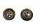 画像3: 木　ヤシ、ココナッツのボタン  シャツ用　黒いヤシボタン　CO-290 4穴 (3)