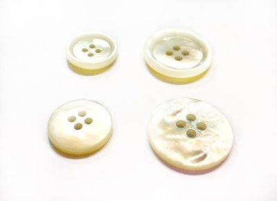 画像4: 白蝶貝 貝ボタン スーツ1着分セット　裏面までこだわりぬいた最高級　SH-2217