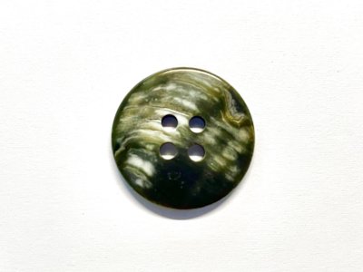 画像1: 黒蝶貝  貝ボタン  ゼブラ（シマウマ）柄の裏使い　4穴 SH1212