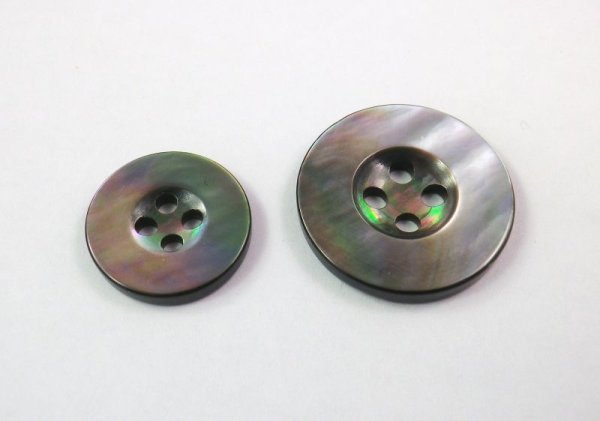 画像3: 黒蝶貝 貝ボタン 最高品質　スーツ専用貝ボタン SH-1221 (3)