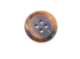 本水牛ボタン  スーツ,コート用ボタン　貴重な茶色　ツヤ有り　No.580-MB