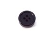 画像3: 本水牛ボタン　シャツ専用ボタン  4mm厚　ツヤの黒色  No.580-4mm (3)