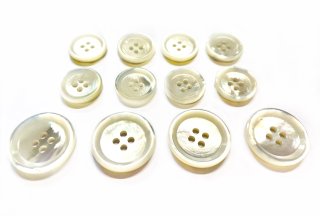 白蝶貝ボタン 最高級の貝ボタン スーツ1着分セット SH-2217