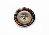 本水牛ボタン  スーツ,コート用ボタン　貴重な茶色　ツヤ有り　No.540
