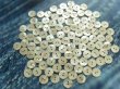 画像1: 白蝶貝  貝ボタン No.1104　皿型　2穴　11.5mm 大量100個セット (1)